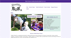 Desktop Screenshot of healthymomsfitness.com